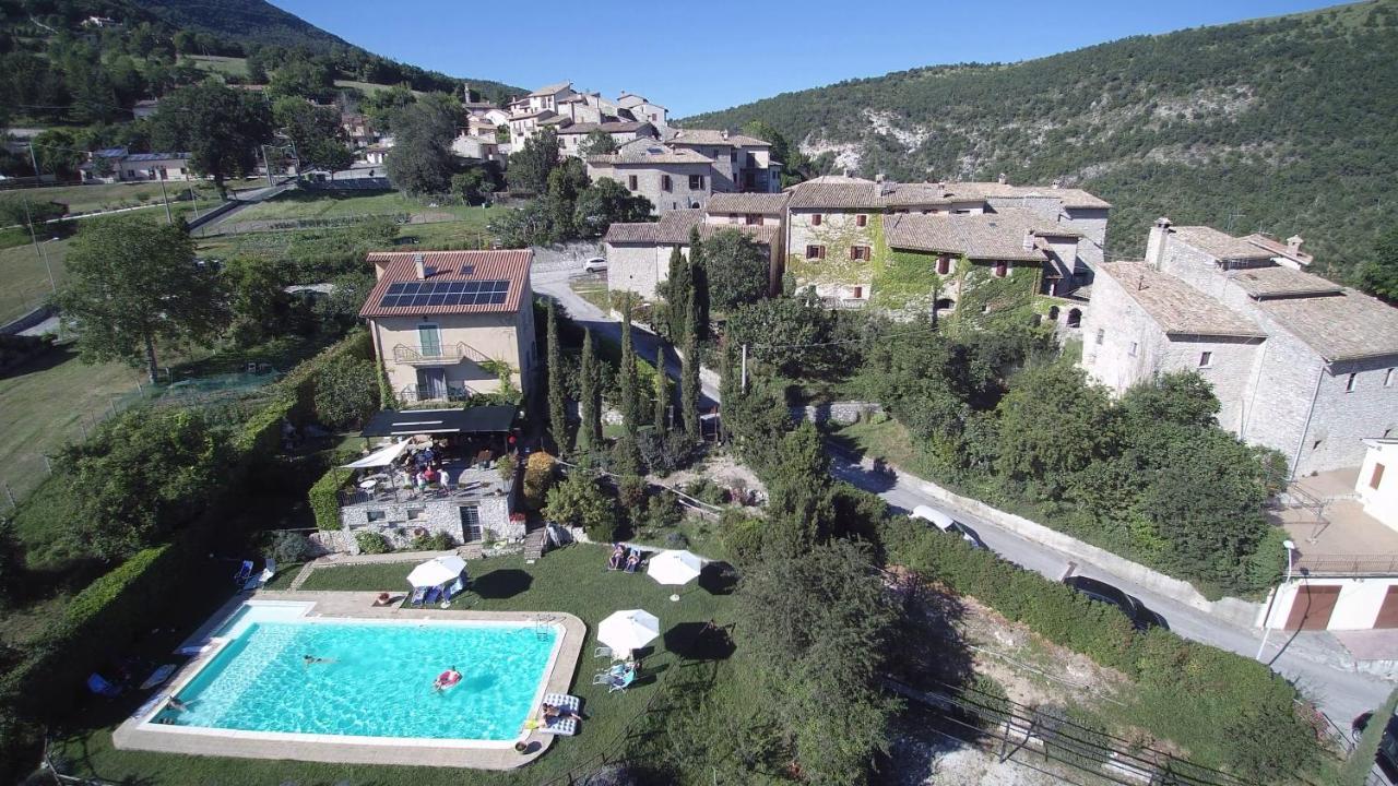 Agriturismo Roccagelli Vallo di Nera Zewnętrze zdjęcie