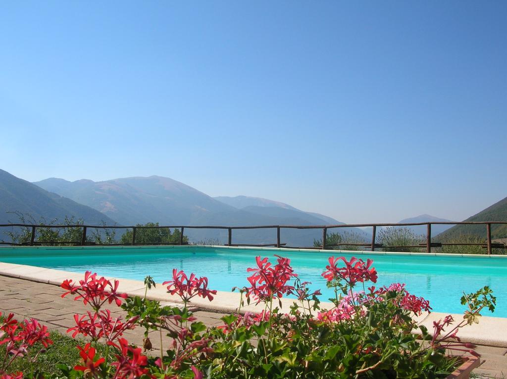 Agriturismo Roccagelli Vallo di Nera Zewnętrze zdjęcie