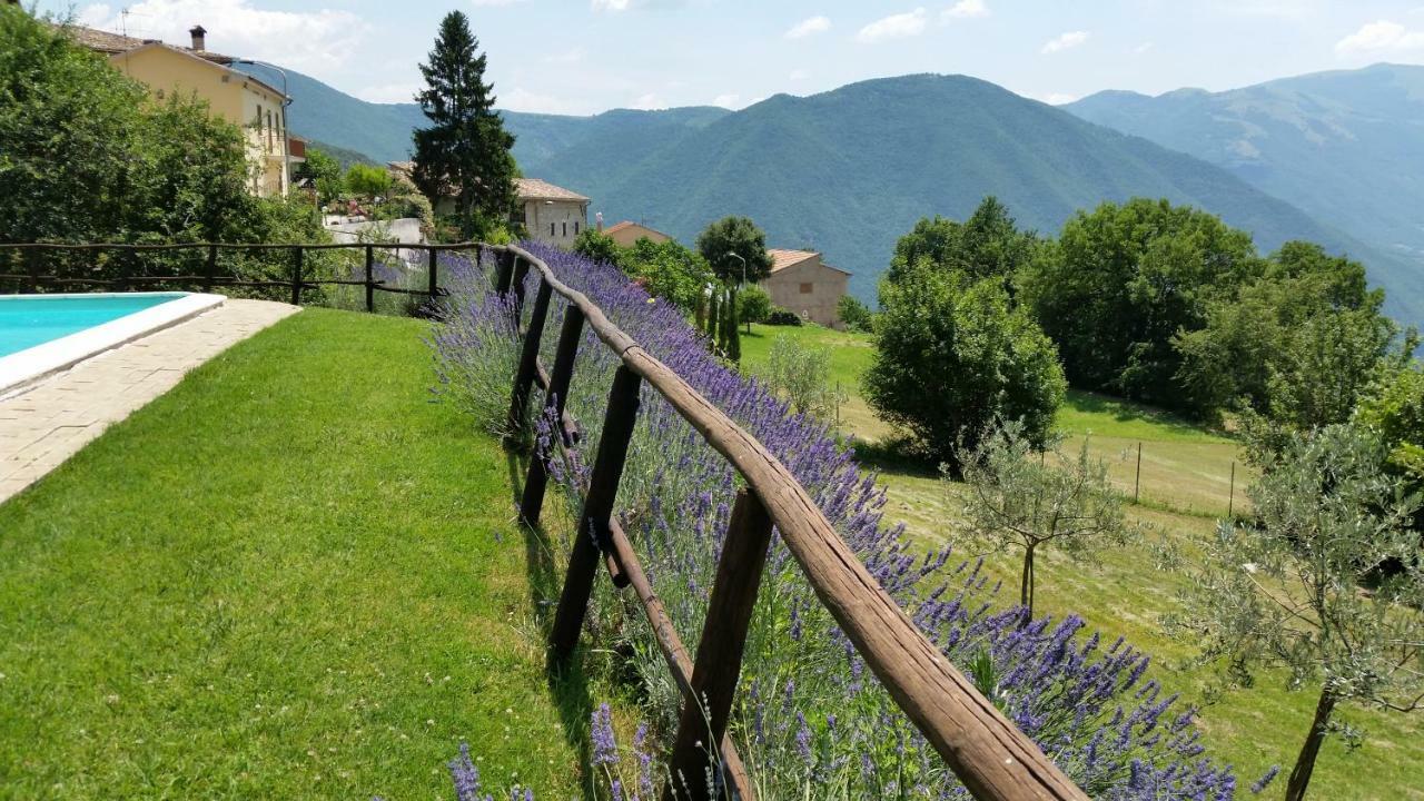 Agriturismo Roccagelli Vallo di Nera Zewnętrze zdjęcie